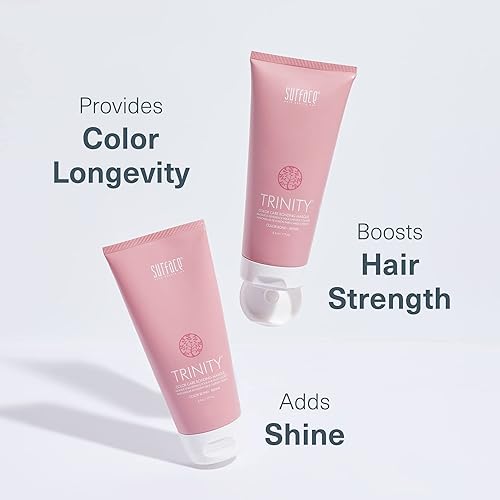 Miniatura 2 de Surface Hair Máscara de unión Trinity, reparación de unión profunda para un color más duradero, con flor de amaranto, extracto de arroz y aceite de