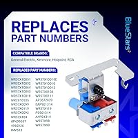 Vista 7 de BlueStars Válvula de solenoide dual para refrigerador WR57X10032 WR57X33326 Ultra Durable - Compatible con refrigeradores G.E - Sustituye a