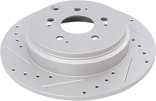 Miniatura 9 de TRQ Juego de pastillas de freno y rotor de rendimiento trasero Kit químico de freno Pastillas de freno Rotores de freno Cerámica sólida Premium