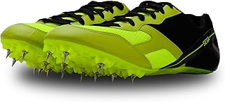 SEGA Unisex Track Spikes Running Shoes, Athletics Sprint Racing Shoes with Metal Spikes for Men, Women, Boys & Girls