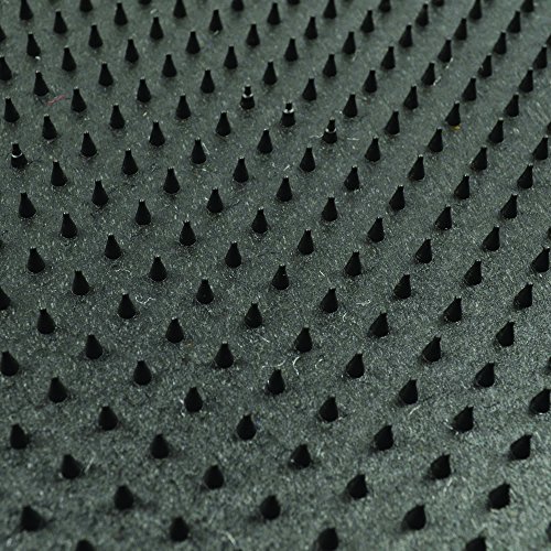 FANMATS 6554 U.S. Marines Front 2-Piece Military Logo Carpet Car Mat Set, Front Row Automotive Floor Mats, Non-Slip Backing - Black