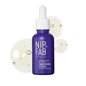 Nip+Fab Retinol Fix Concentrate Extreme 30 ml | Encapsulated Pure Retinol | Anti-Ageing, Regeneration, Skin Hydration | Refreshed, Younger-Looking Complexion | Hyaluronic Acid & Bisabol