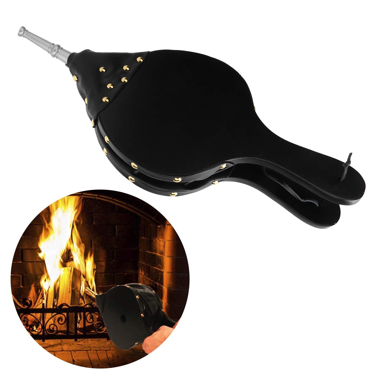 Soufflet De Cheminée En Bois Souffleur Manuel Pour Barbecue Et Camping, équipement De Barbecue, Accessoires De Cheminée à La Maison, Bricolage