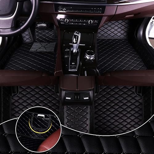 Alfombrillas personalizadas de cuero artificial para automóvil, impermeables, antideslizantes, adecuadas para automóviles, SUV, camiones, protegen