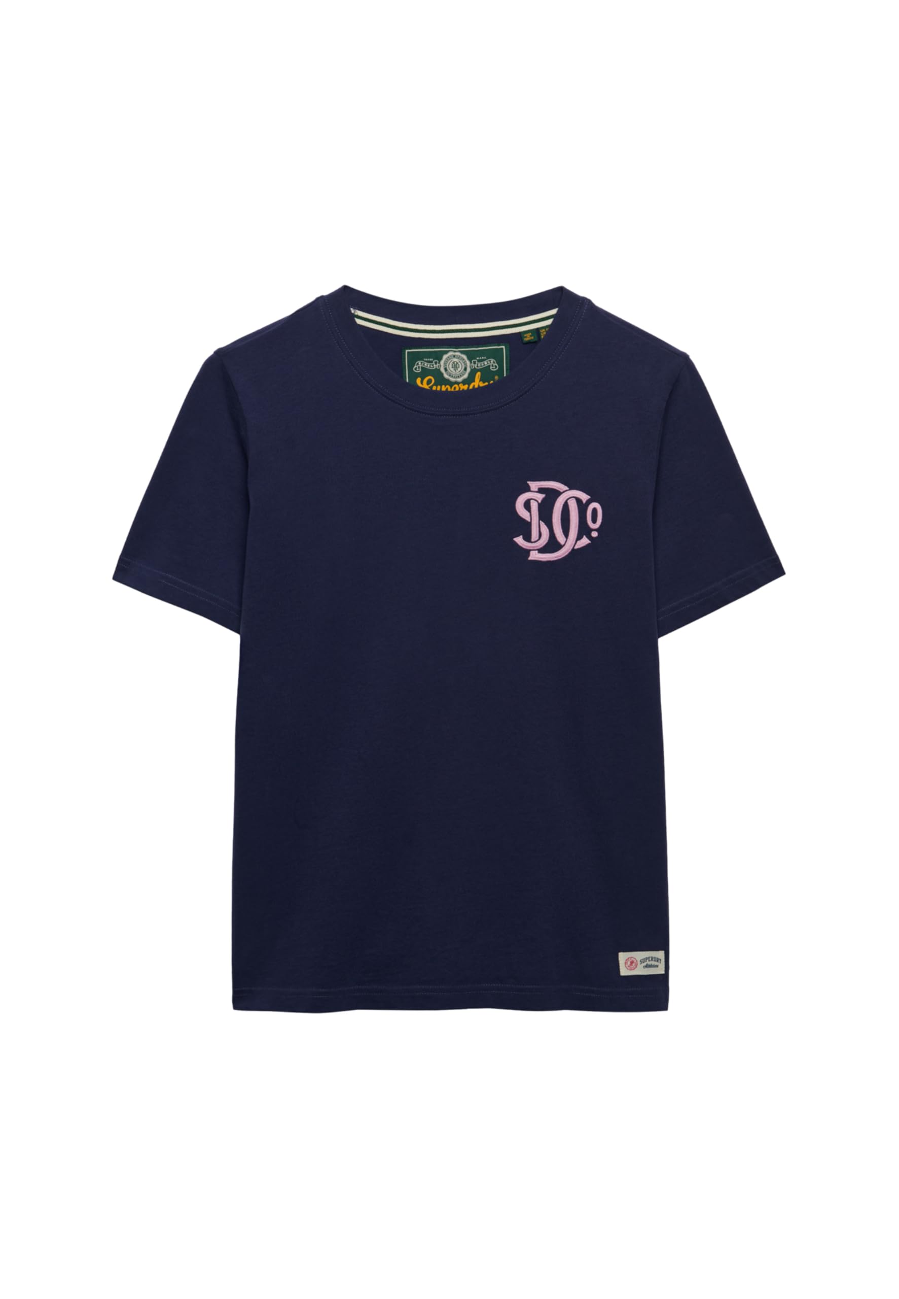 Superdry Women Sd&co Neon Relaxed Tee T-Shirt, Eclipse Navy, 12