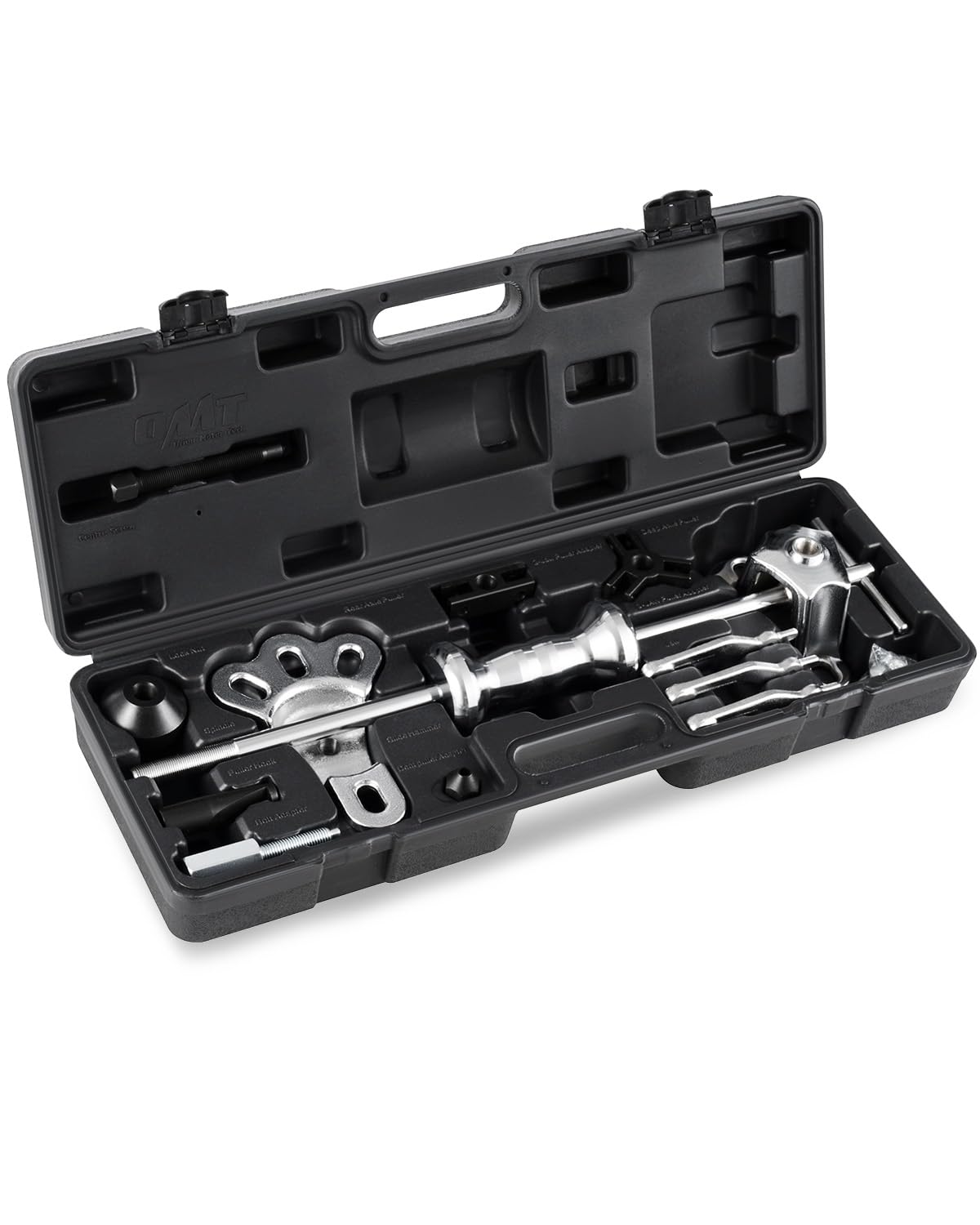 Orion Motor Tech 9-in-1 Gleithammer Set, Universal Radnabenabzieher und Radlager Abzieher Werkzeug, Schwerlast Zughammer Satz für Innen- und Außenabzieher, Antriebswellen im Koffer