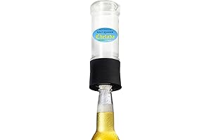 Glass Salt Shaker Bottle Opener with Refill Double Mouth Salt Dispenser