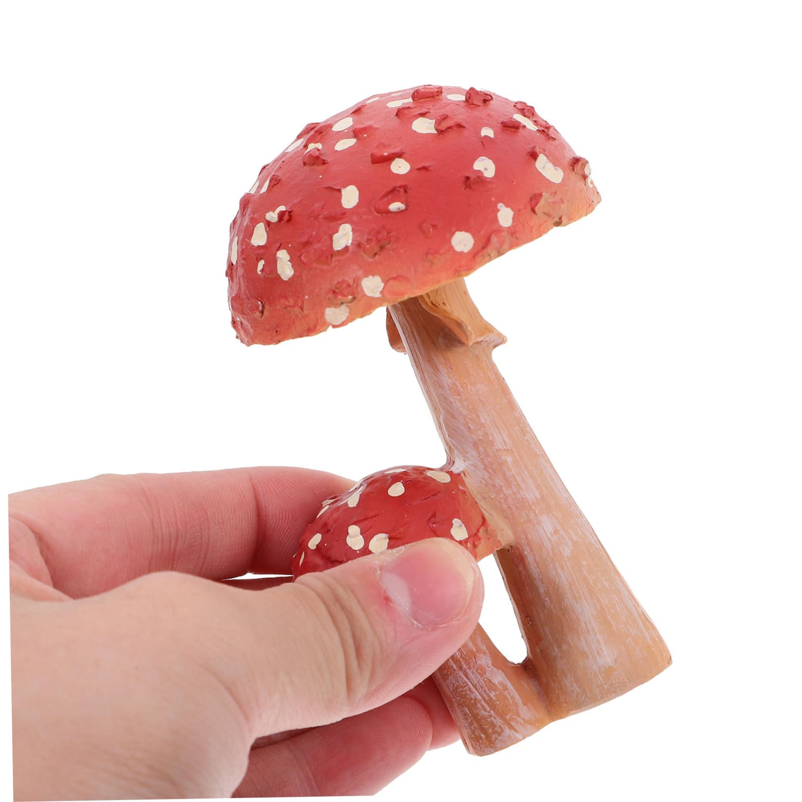 Kisangel 4 Pièces Champignon Bonsaï Ornements Terrarium Décor Pots De Plantes Décor Bonsaï Champignon Miniature s Figurines Mousse Paysage Ornements Fée Jardin
