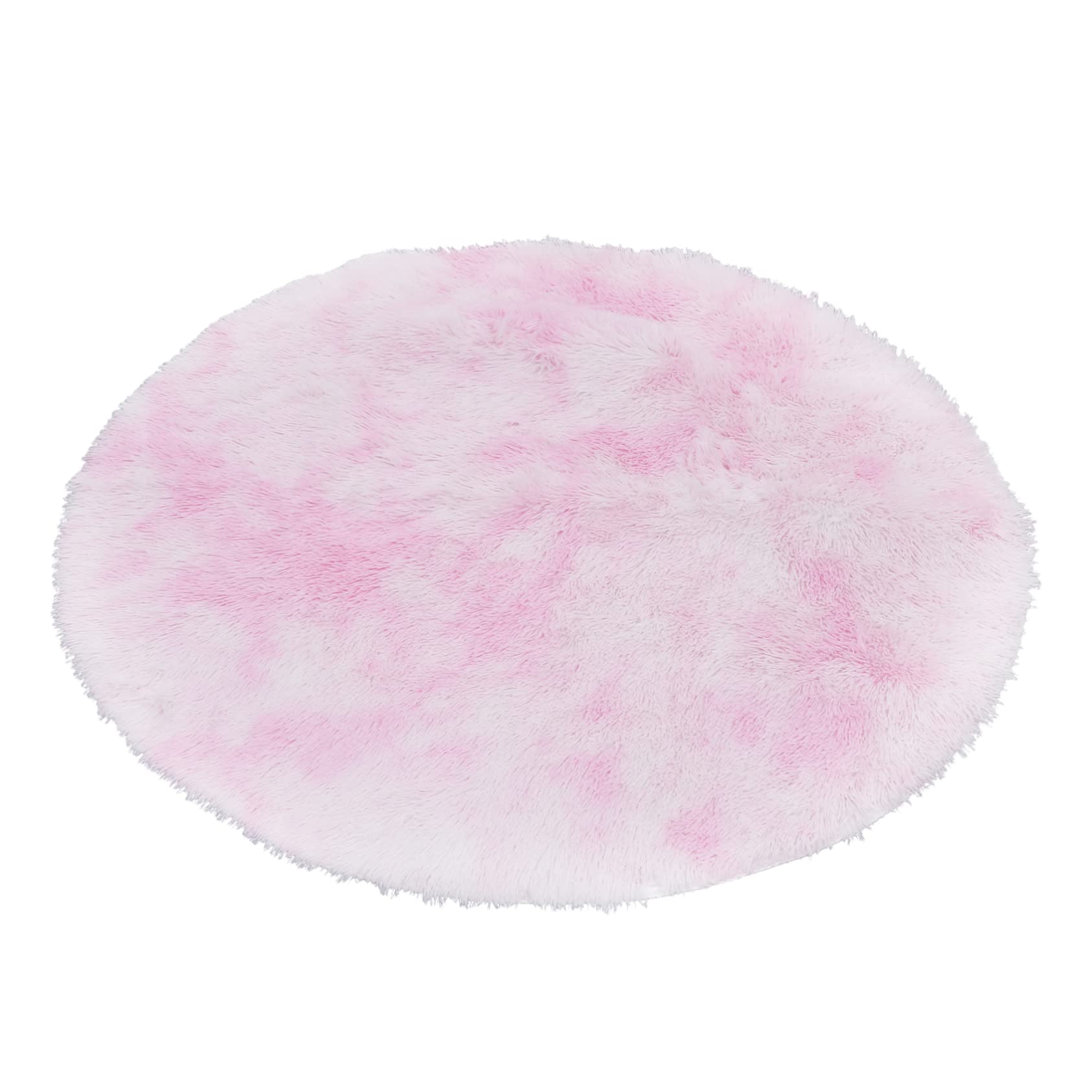 Tapis de sol rond peluche lavable pour la décoration du salon