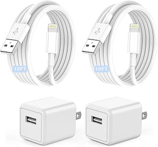 10FT iPhone Charger,[Apple MFi Certified]2Pack i Phone Charger Fast Charging 10FT Extra Long Lightning Cable Cord USB Wall Chargers Adapter Block Plug for iPhone 14 Pro/14/13/12/11 Pro Max/XS/XR/X/SE