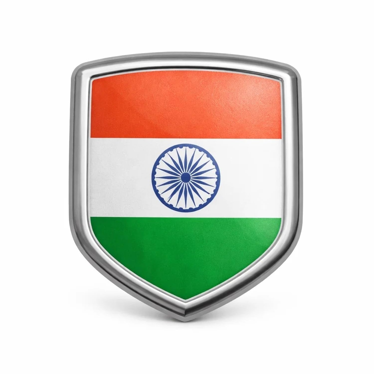 Tiranga Indian Flag Badge Emblem for Thar Roxx 2025 to 2026 Year Onwards All Models of Mahin-dra Car 3D Silver Chrome Stylish Stickers Logo for All Cars (Silver)-image-41