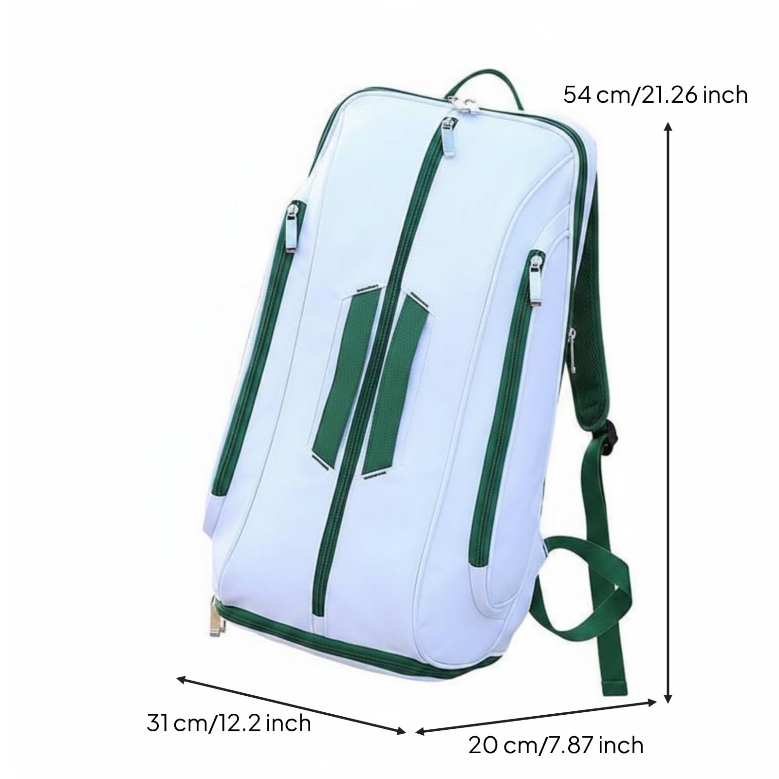 Milageto Badminton-Rucksack multifunktional Badmintontasche mehrere Fächer Badminton-Kit-Tasche