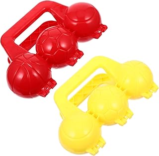 BESPORTBLE 2 Pçs De Brinquedo De Bola De Neve Brinquedo De Lula Ao Ar Livre Brinquedos De Inverno Globo De Neve Bolas De Neve Brinquedos De Fabricante De Bola De Neve Clipe De Bola De Neve