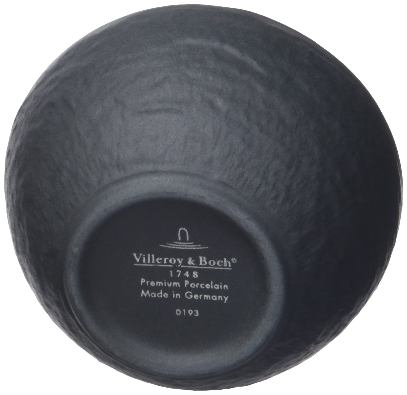 Villeroy & Boch - Manufacture Rock Dipschale 8 cm Schwarz, Spülmaschinenfest, Mikrowellensicher, Kleine Schale, Dipschälchen, Bol, Snackschale, Geschirr, Premium Porzellan (Packung mit 3)