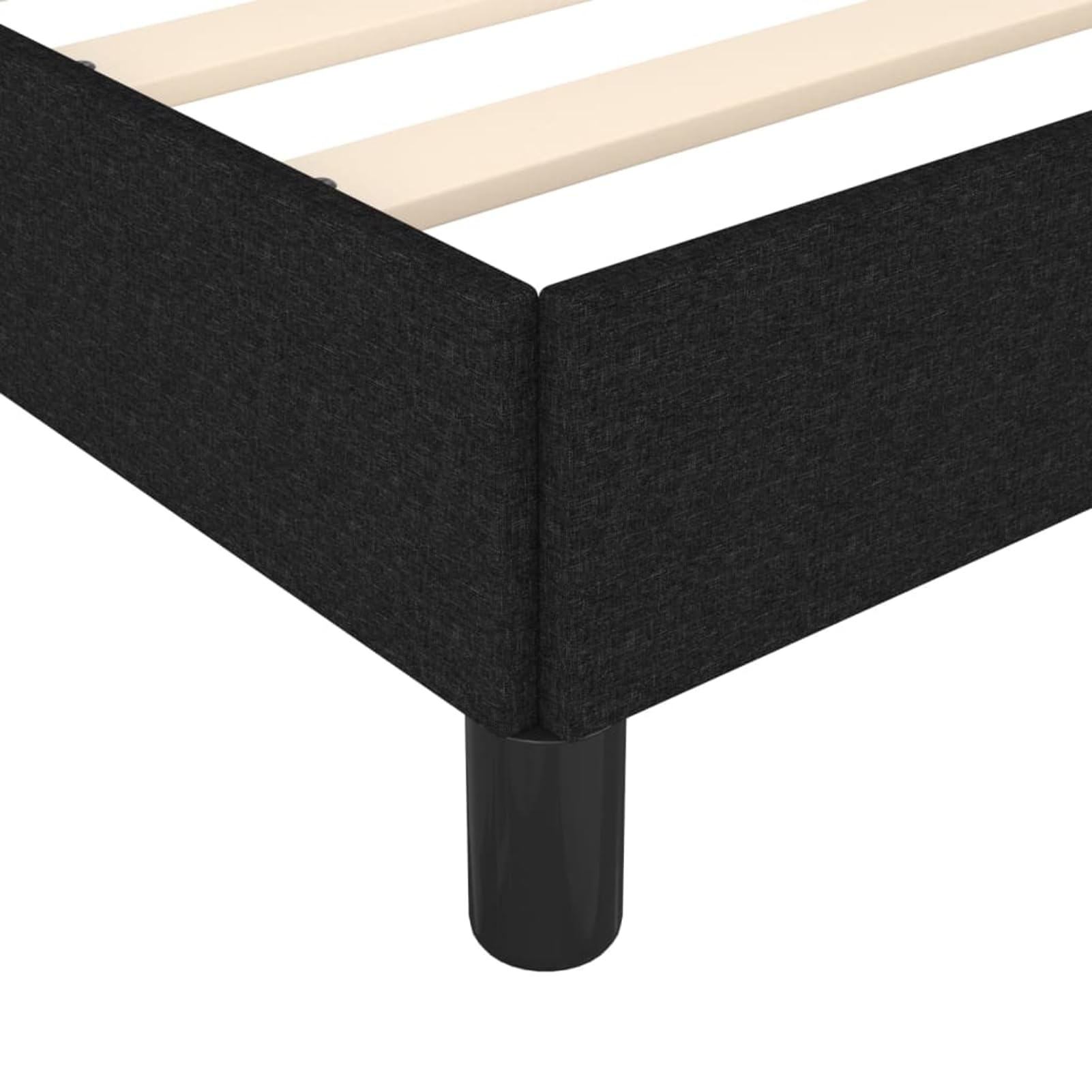 ATOMSTACK MAKER Letto con rete integrata, 90 x 200 cm, struttura in legno e compensato nero, rivestito in tessuto traspirante 100% poliestere, ideale per camere da letto piccole e giovani