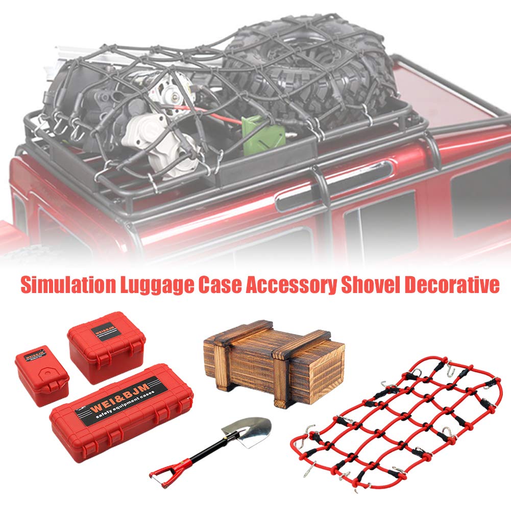 Filet à bagages RC Simulation décorative RC Crawler Car Bagages Net TRX4M 1/18 RC Accessoir - COMFORTXL | Leroy Merlin Filet à bagages RC Simulation décorative RC Crawler Car Bagages Net TRX4M 1/18 RC Accessoir - COMFORTXL | Leroy Merlin