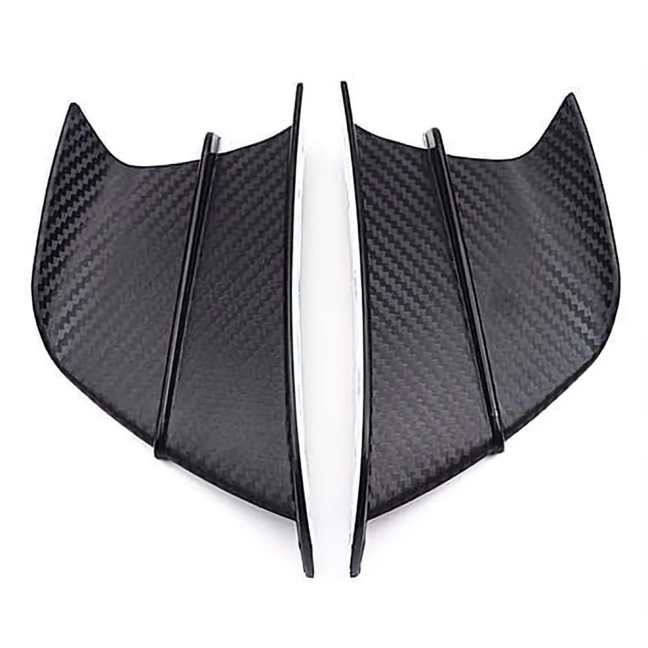 Woniyal 2 Pcs Motorcycle Winglets Aerodynamic Spoilers for Yamaha NMAX 155 125 2015-2023 2024 2025, Side Fairing Wing Wind Deflector Dynamic Accessory Performance Parts,B