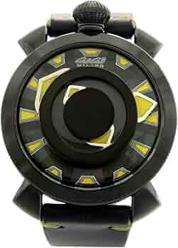 ガガミラノ　GaGa Milano 手巻き時計 ブラック 楽天市場】GaGaMILAN ガガミラノ 5012.06S-BLK ブランド 時計