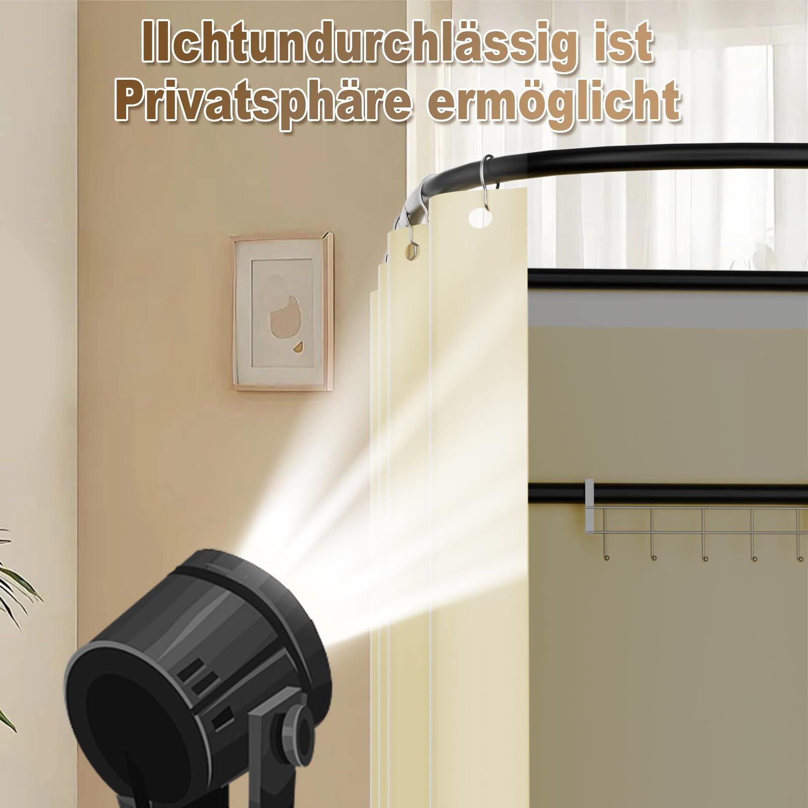 Umkleidekabine Freistehend, U-Form Bewegung Spur Umkleideraum, Bodenstehende Tragbarer Sichtschutz, Schattierung umkleide Öse Eisenhalterung, für Büro Einkaufszentrum