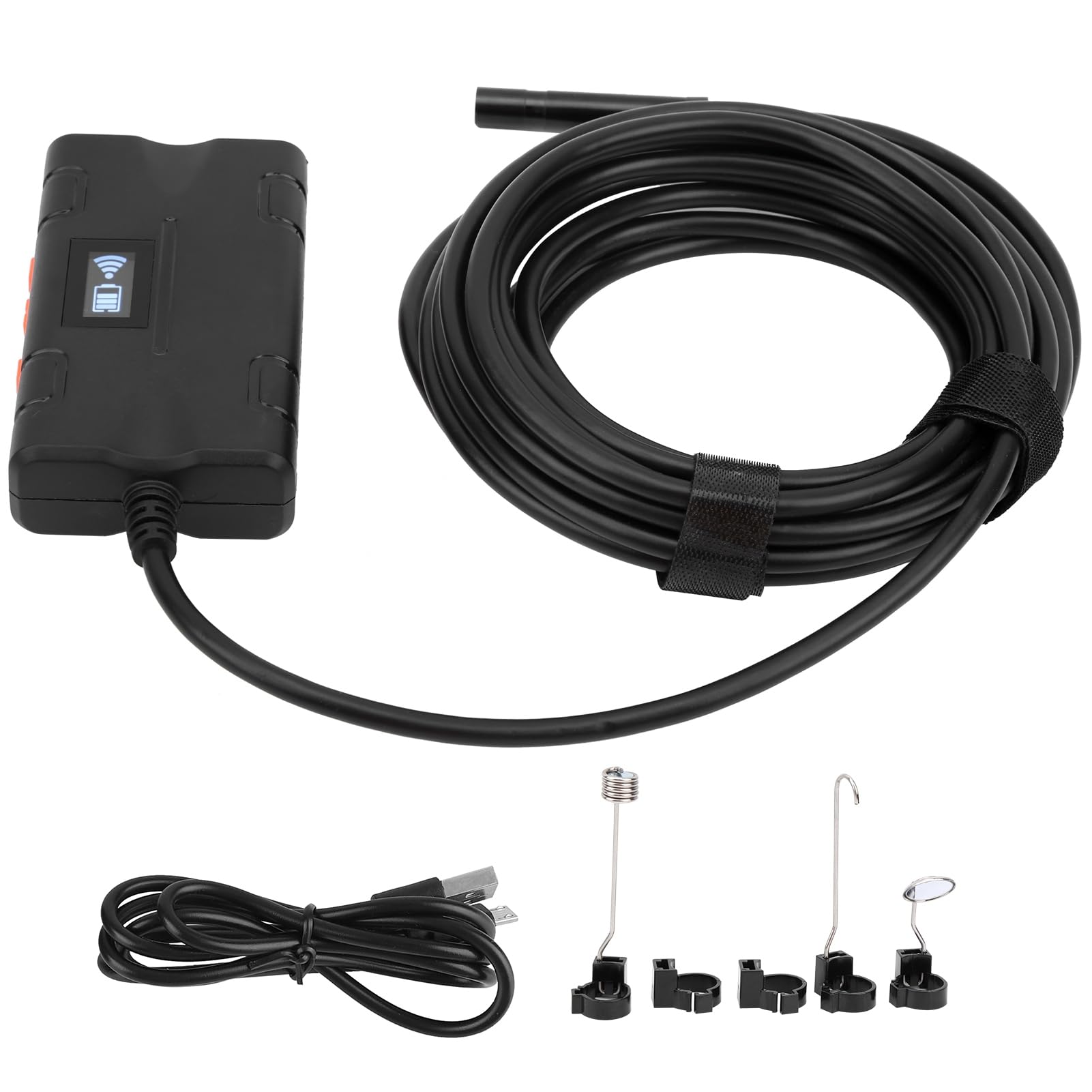 F270 8mm 1080P Endoscopio Wireless Ad Alta Definizione 2MP WiFi Telecamera per Ispezione Endoscopica di Tubi Industriali (10m)