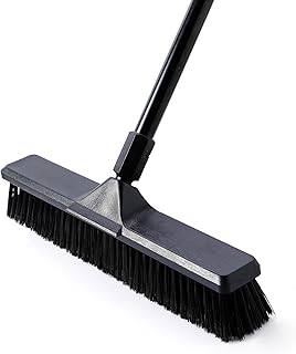 Eyliden Heavy Duty Push Broom 18" - Heavy-Duty