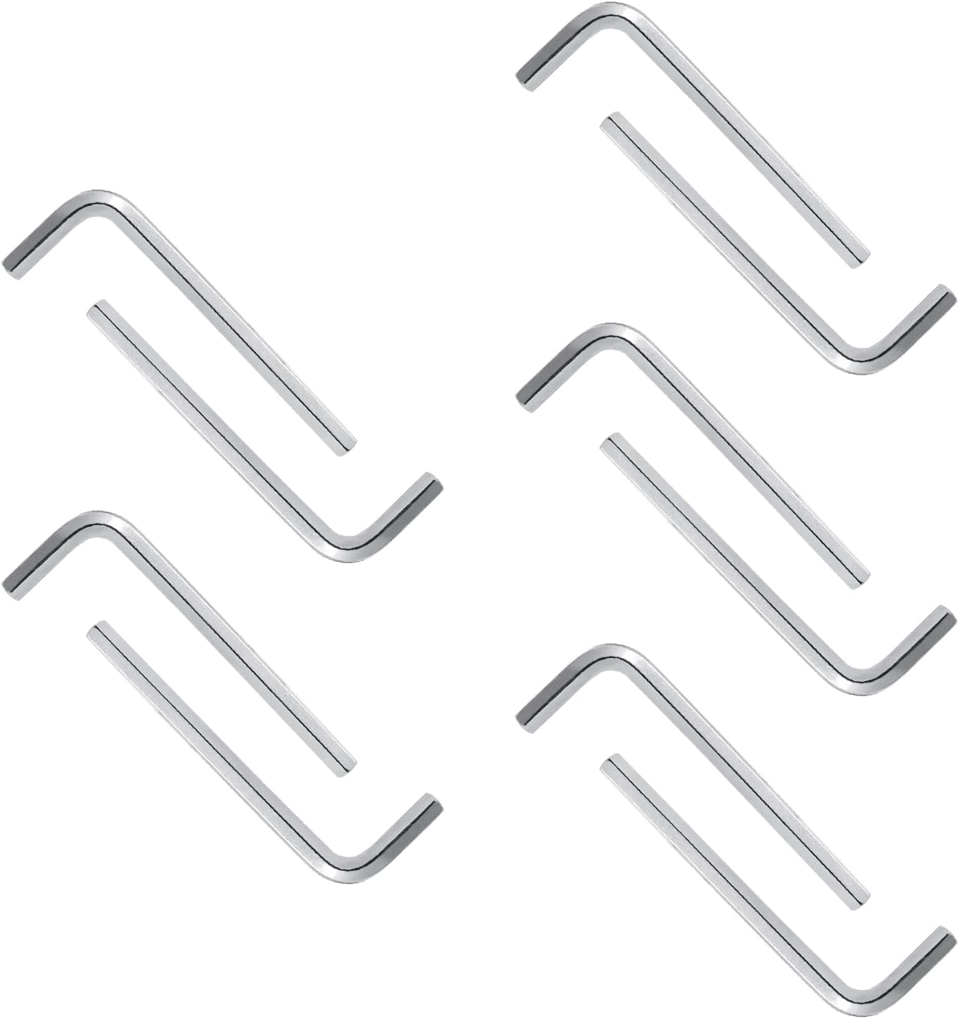 Bivethoi 10 PCS 6mm Allen Wrench L-Shaped Hex Key Wrench, Metric Small Allen Key Hexagon Wrench Tool Hex Spanner Wrench Set, Hex Key Replacement Hexagon Head Repairing Tool