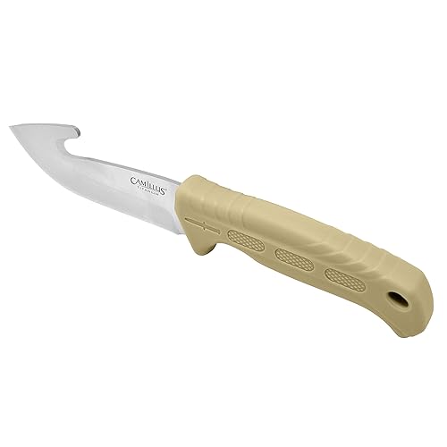 Miniatura 7 de Camillus Roto - Cuchillo de hoja fija de acero inoxidable 420 resistente a la corrosión de 9 pulgadas, para caza al aire libre, con funda protectora