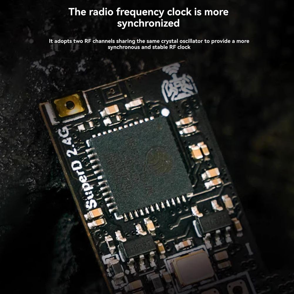 Ricevitore di Diversità Super D ELRS Exesslrs RX 2T Antenne con TCXO in per RC FPV A Lungo Raggio/Freestyle Drone ELRS 915MHz