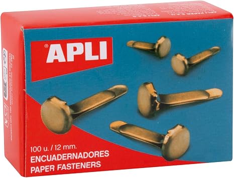 APLI 12283 - Metal Binder Without Brick 12mm 100u