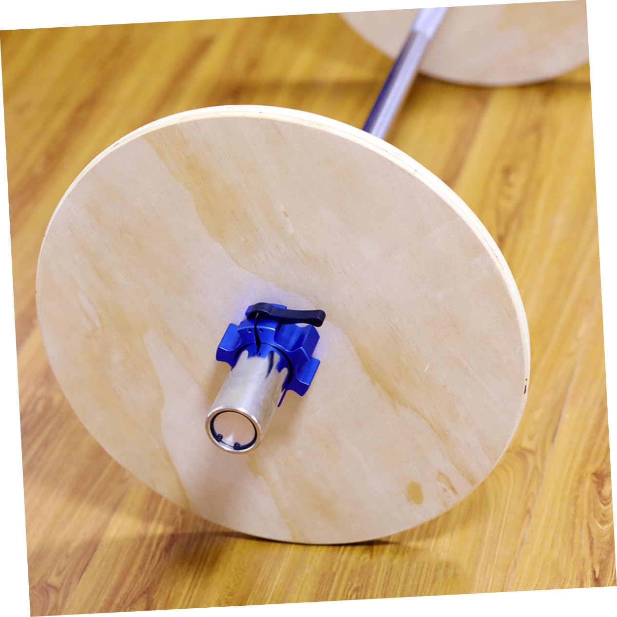 KICHOUSE Wooden Bumper Weight Plate for Versatile Strength Training Lightweight Design Safe and Reliable for All Fitness Levels for Home Workouts