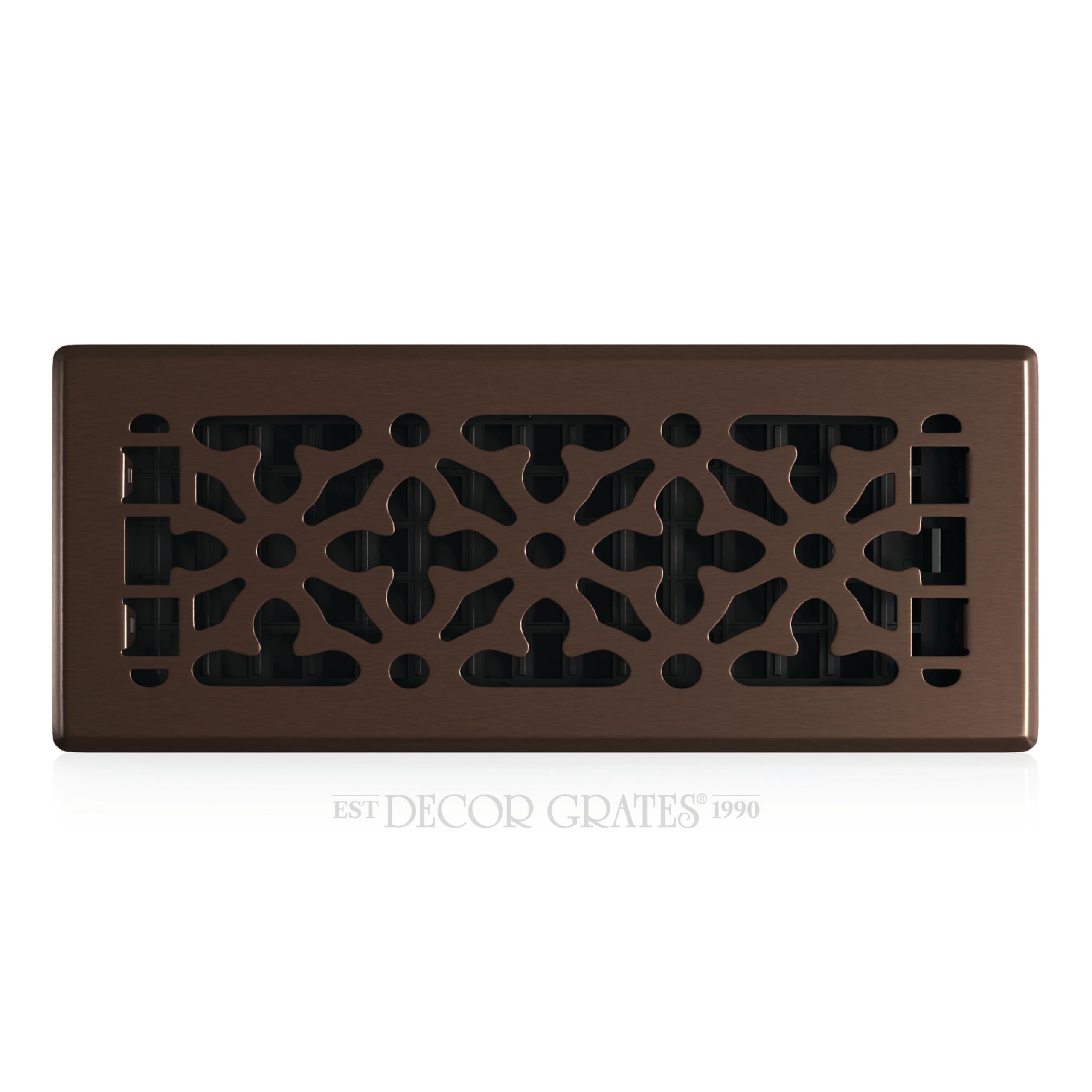 Decor Grates dekorasyon ızgara Scroll-Register, siyah, AGH412-RB