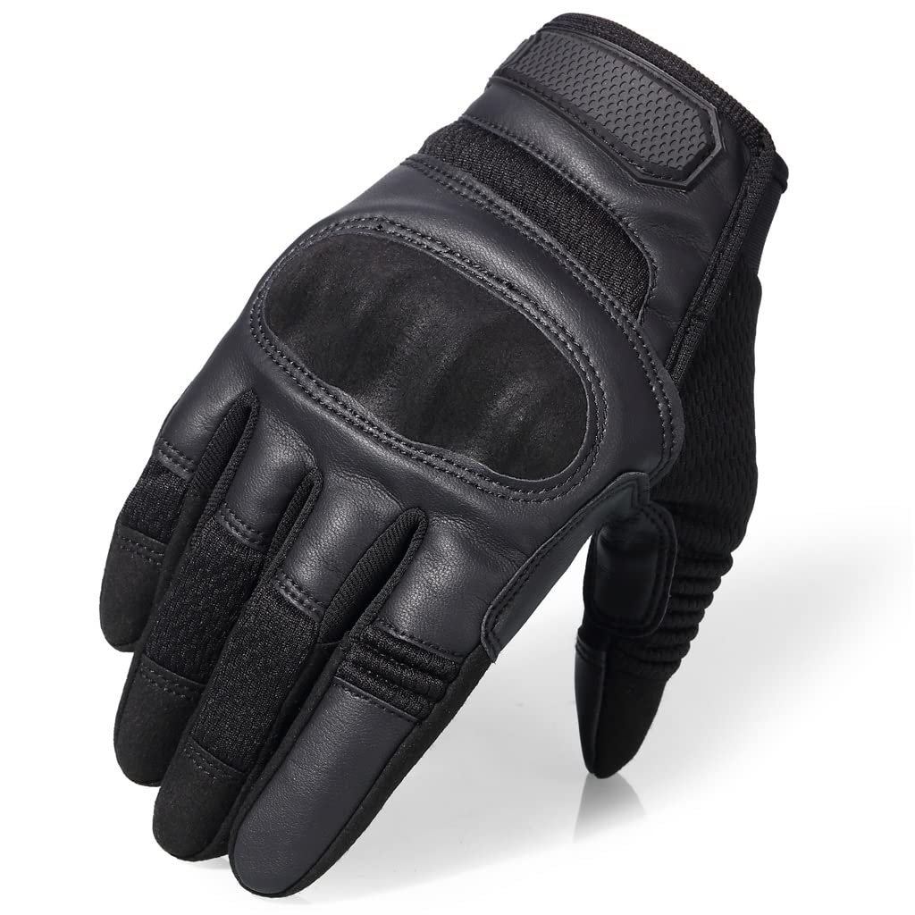 Entrenamiento al Aire Libre Deportes Escalada Tiro Caza Equitación Guantes de Dedo Completo (Color : Blue,White, Size : Medium)
