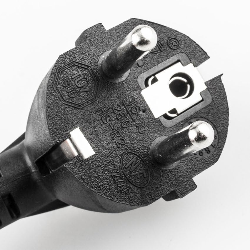 Tuyau de rallonge 3 x 1,5 mm, 7 m, Noir, idéal pour Les connexions électriques et Outils, Offre flexibilité et résistance