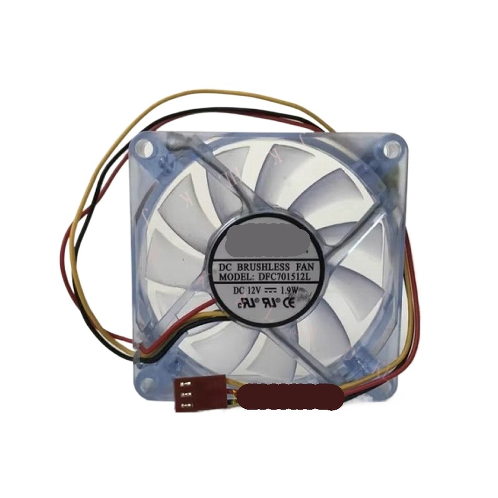 LWJYIPETZQ DFC701512L 12V 1.9W 7CM Cooling Fan