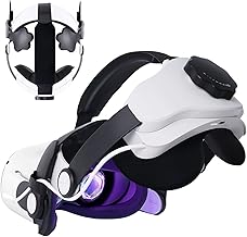for oculus quest 2 head strap with battery, Compatible with Oculus Quest 2 accessories head strap for oculus quest 2 straps for headset, 5300mAh Rechargeable Battery Strap Replacement for Elite Strap