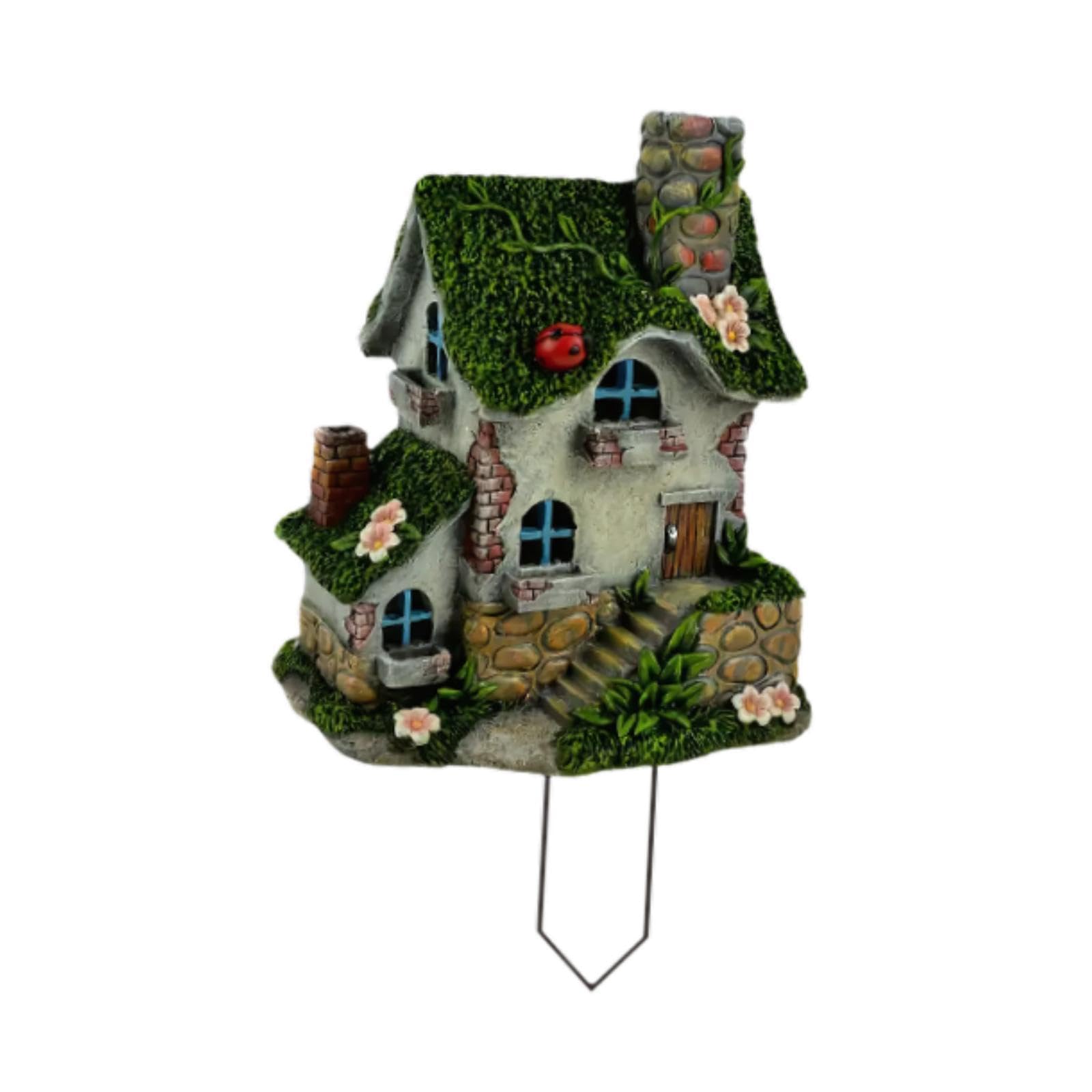 Moss Cottage Garden Stake Gifts 2D Acrylic Plague for Fence Outdoor Backyard |1 Garden Stake-image-32
