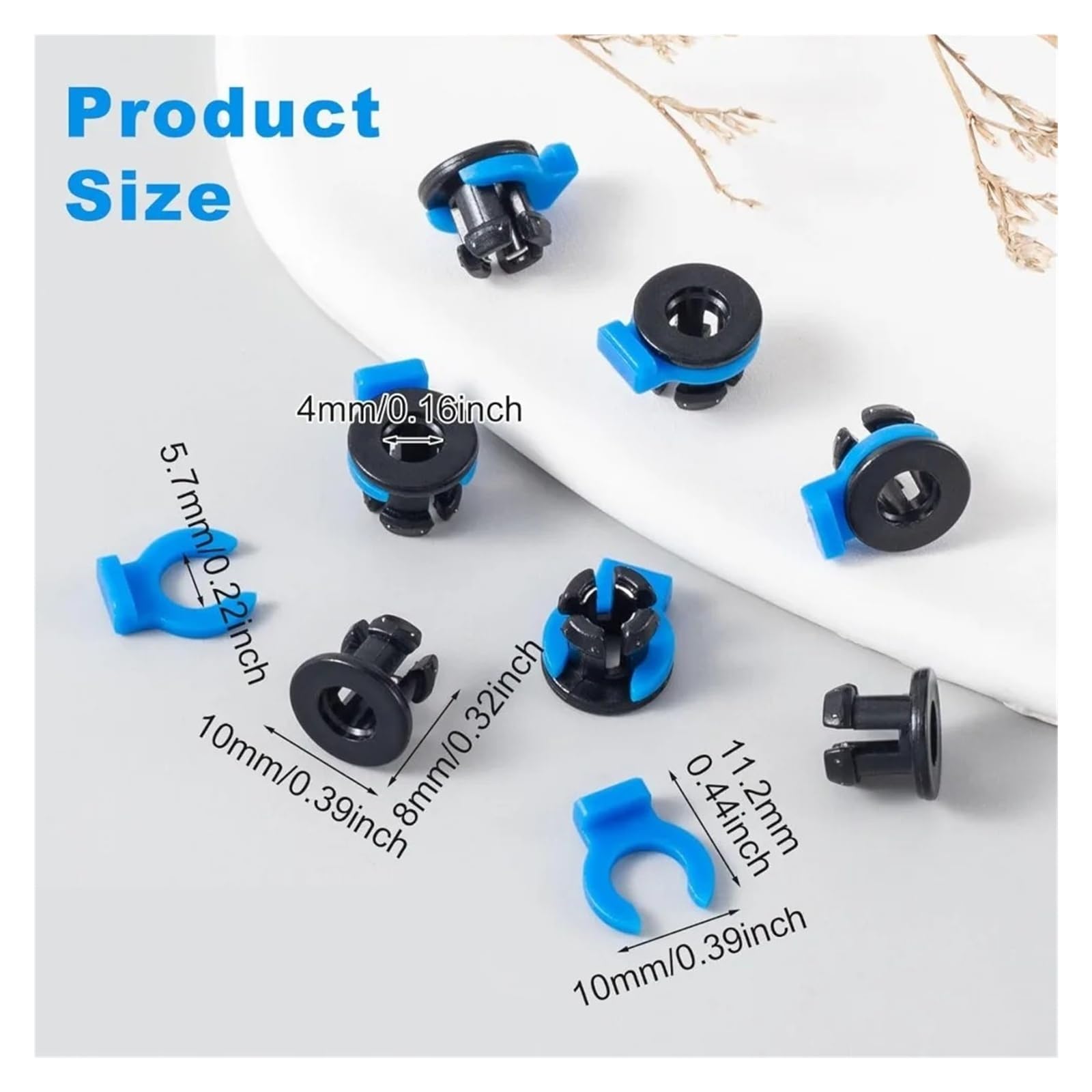 Compatible con Creality, Clip de pinza Bowden for Hotend de Metal