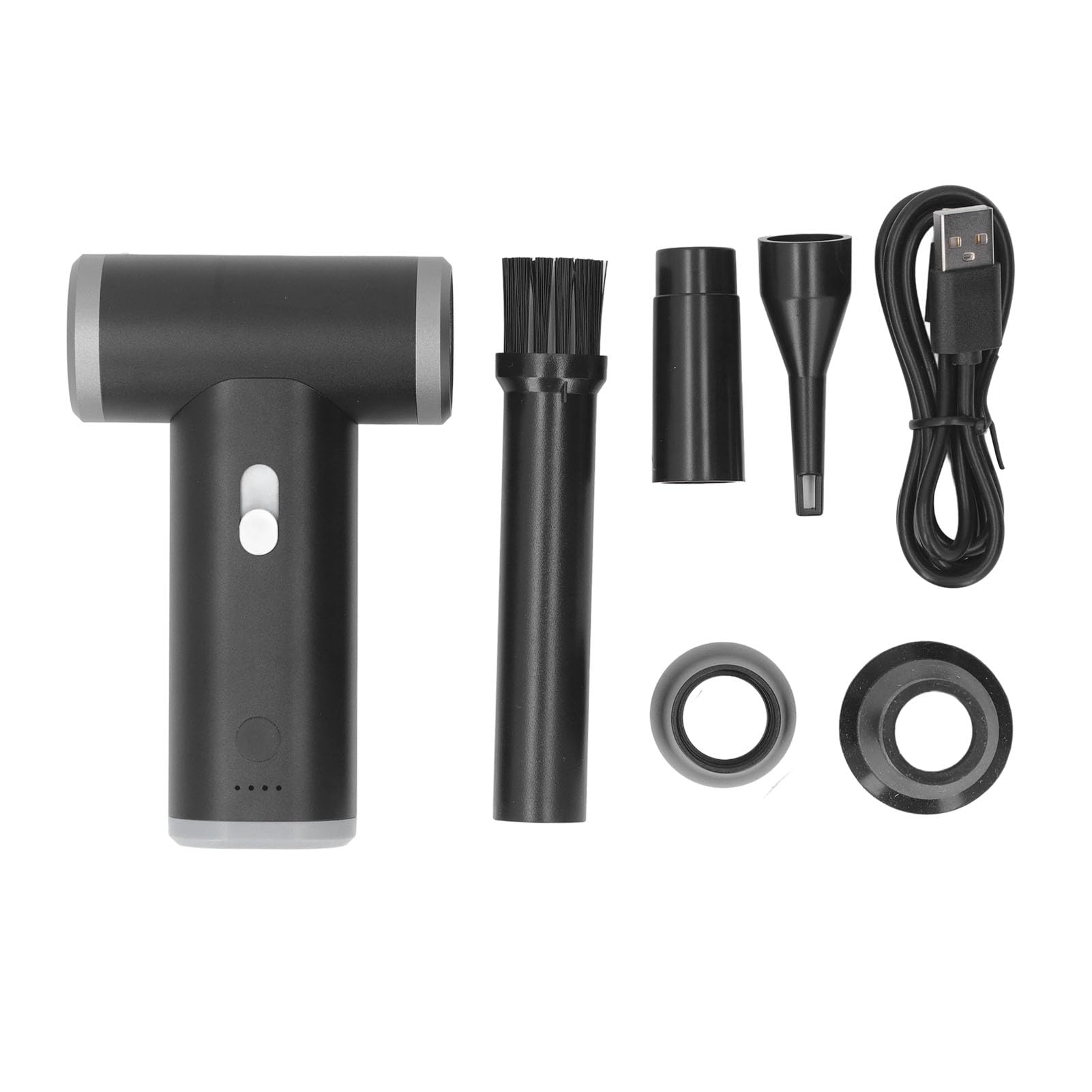 Respicefinem Rechargeable Cordless Air Blower Portable USB 110000RPM Brushless Mini Electric Air Duster Ideal for Car Computer Cases Keyboards Fans and Inflating Swimming Rings