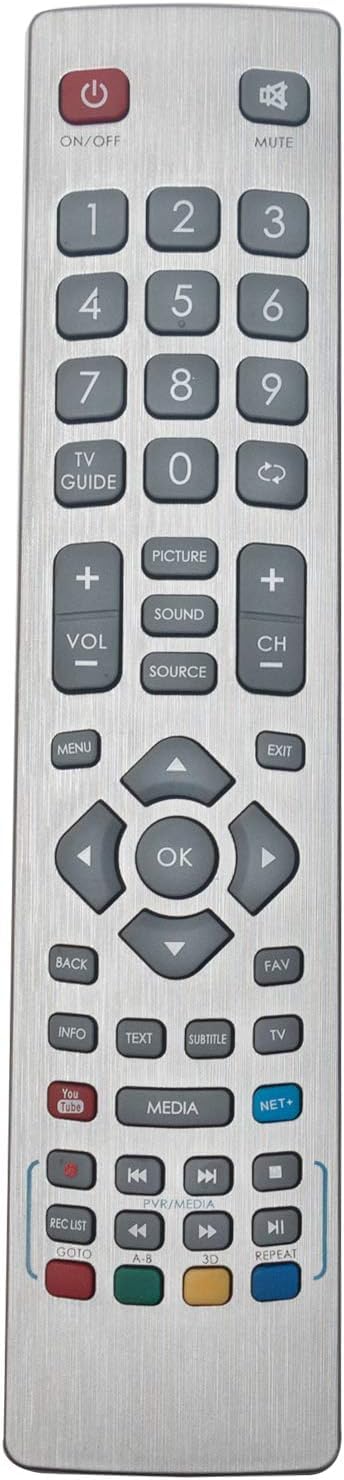 Originale SHW/RMC/0121 Telecomando per Sharp Aquos Freeview TV with Netflix YouTube and 3D Buttons