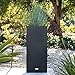 Veradek Block Series Pedestal Planter - Tall Planter for Indoor or Outdoor Front Porch | All-Weather Use with Removable Insert Bucket | Modern Décor for Flowers, Tall Trees, Faux Plants