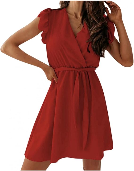 Amazon タイト レディース ワンピース 半袖 マキシワンピース 夏 ミニスカート 黒 レディース 夏服 ブラウス レディース ワンピース 夏 ワンピース レディース 夏 花柄 Ruji 胸元 ワンピース セクシー ネック インド絵 胸 あき 開き ニット 半袖 アジアンテイスト