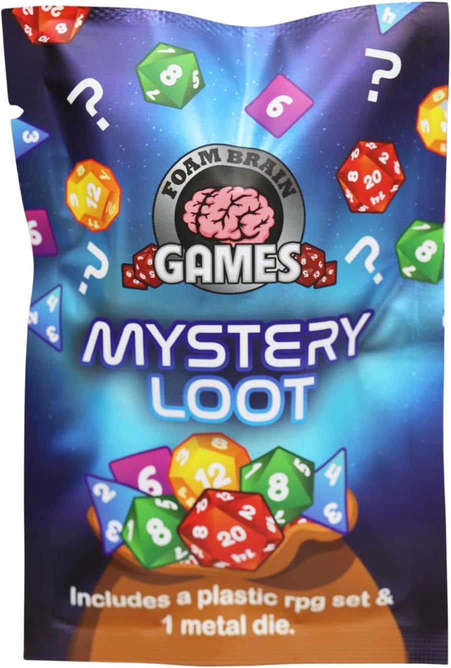 Epic Mystery Loot: Mini Metal RPG Set + Enamel Pin