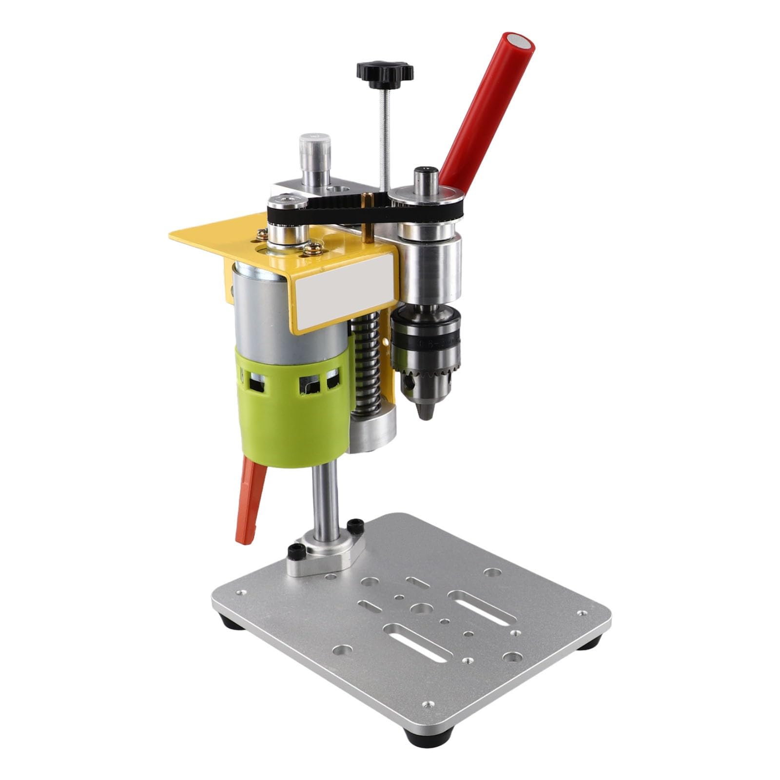 Wodsty - Mini prensa de taladro con motor 795 CC, portabrocas B10 de 0,8 a 6 mm, máquina de perforación portátil de mesa de madera, plástico y aluminio para CNC DIY
