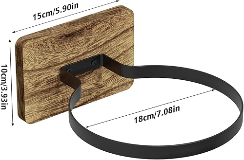 Miniatura 6 de Soporte de baloncesto de montaje en pared, soporte de almacenamiento de bolas para autógrafos, baloncesto, fútbol, colección de voleibol, accesorios