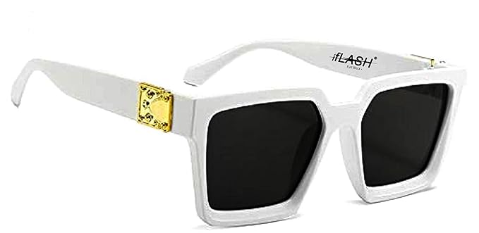 white square frame sunglasses
