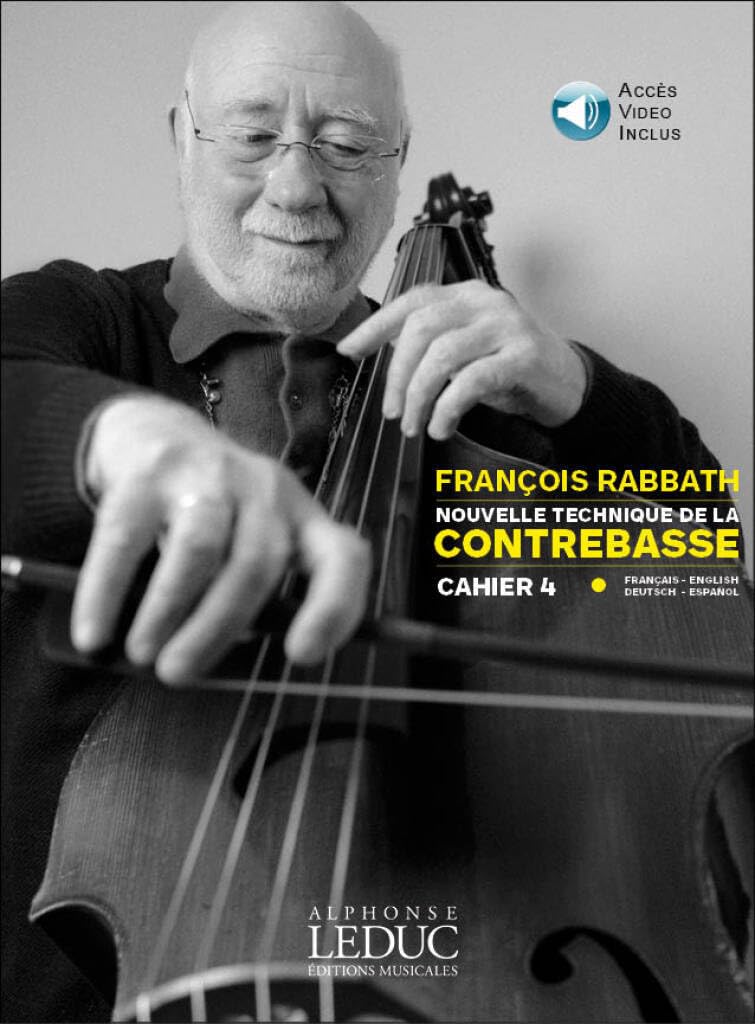 François Rabbath: Nouvelle Technique de la Contrebasse - Vol. 4 (Book)