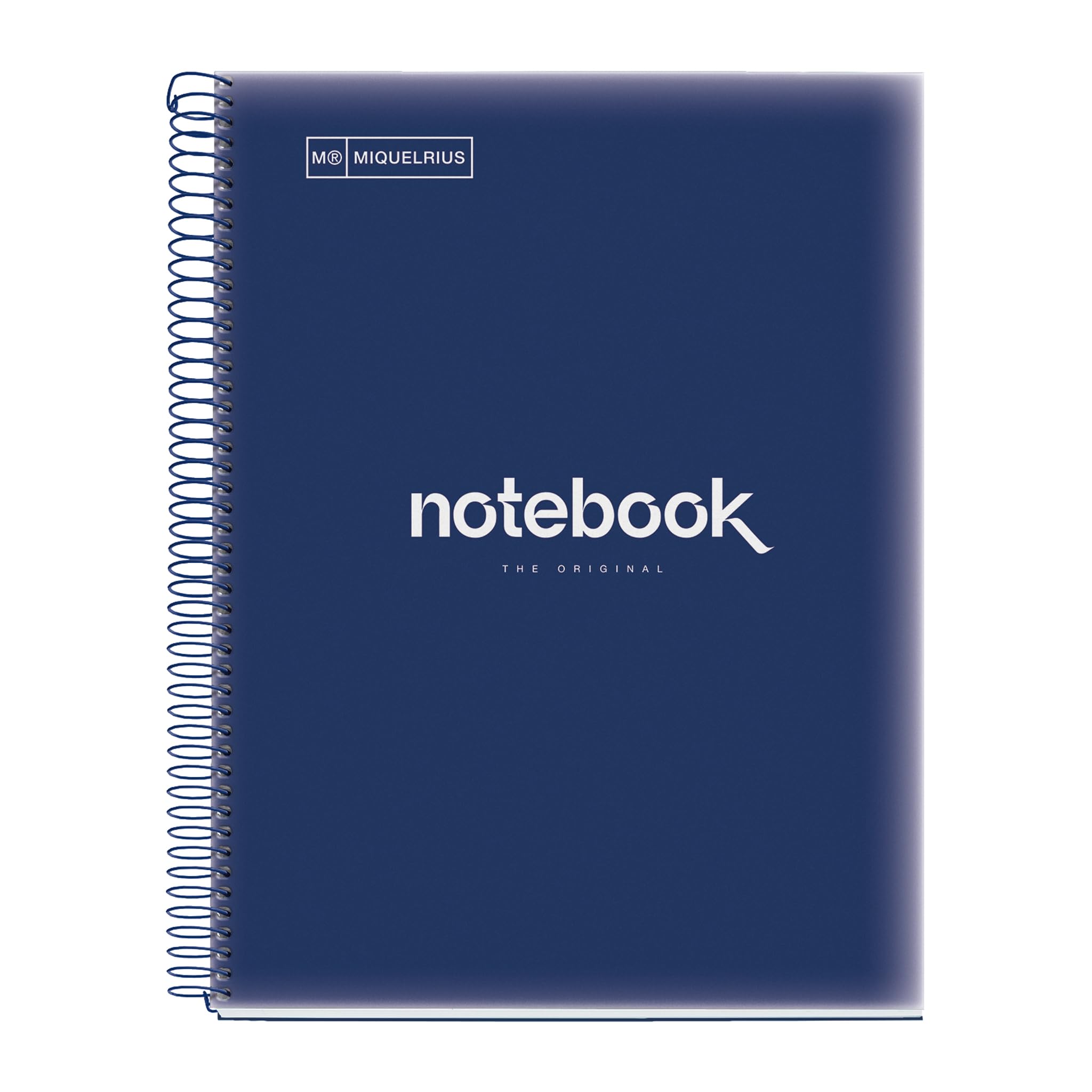 Miquelrius A4 Emotions Spiral Notebook A4 Navy