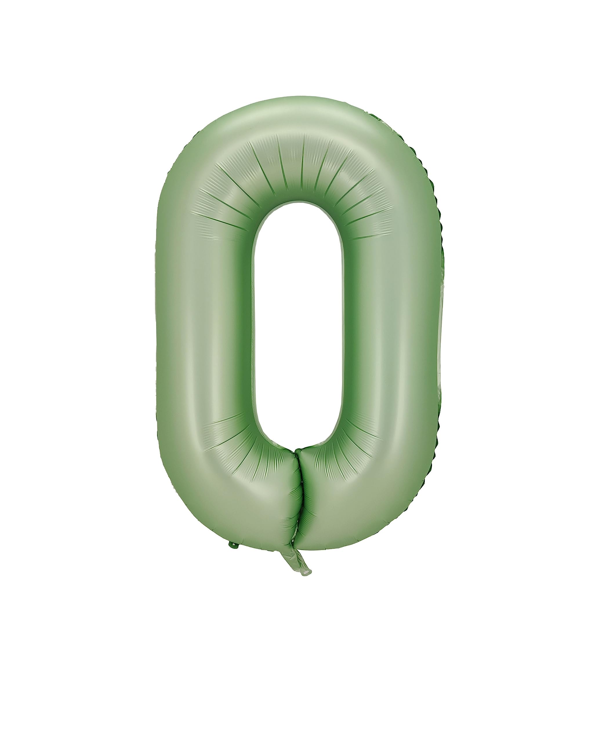 Oliver Green Foil Balloons Number 0, 40 inch