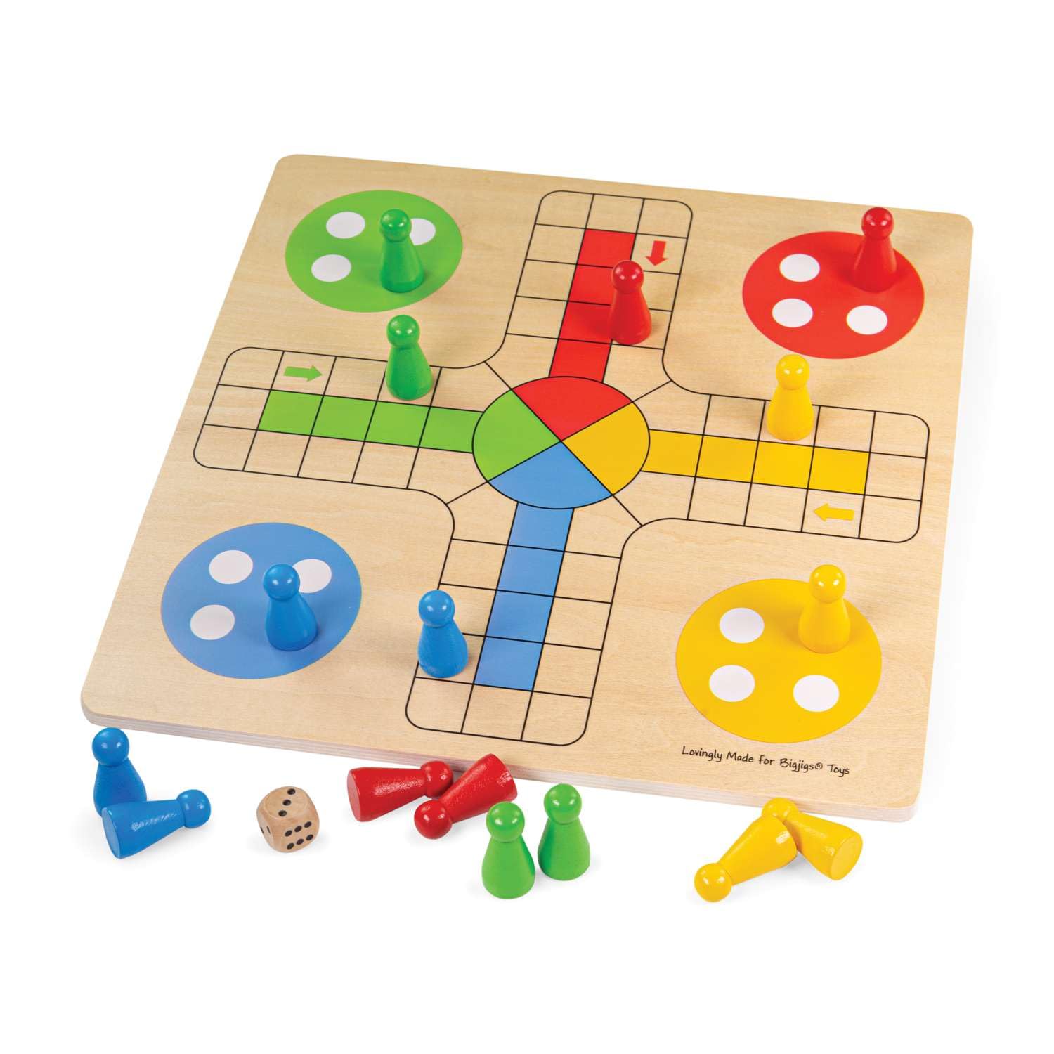Bigjigs Toys Ludo Traditional Play