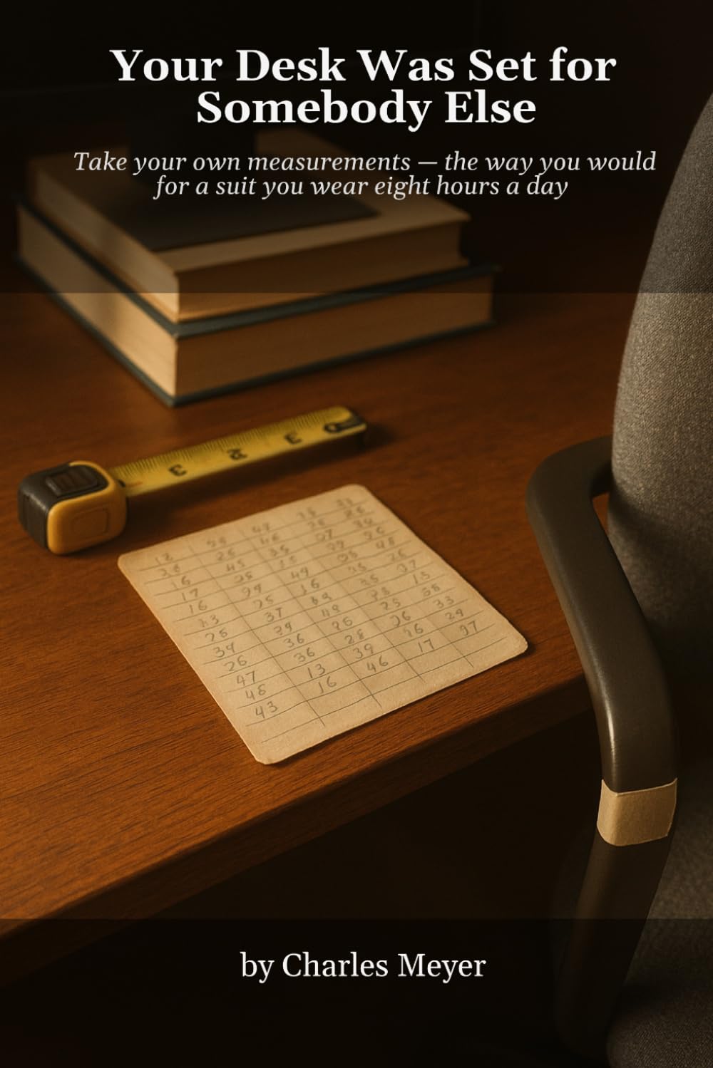 Your Desk Was Set for Somebody Else: Take your own measurements — the way you would for a suit you wear eight hours a day
